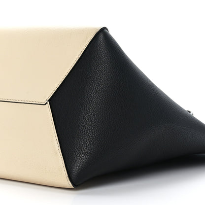 Louis Vuitton Calfskin Lockme Go Tote Black Vanilla 8 of 8