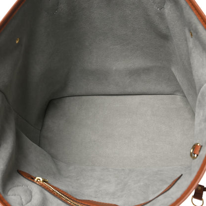 Louis Vuitton Metallic Monogram LV Garden Neverfull MM Silver 6 of 10