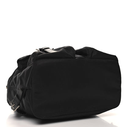 Prada Nylon Vela Saffiano Medium Backpack Black 5 of 11