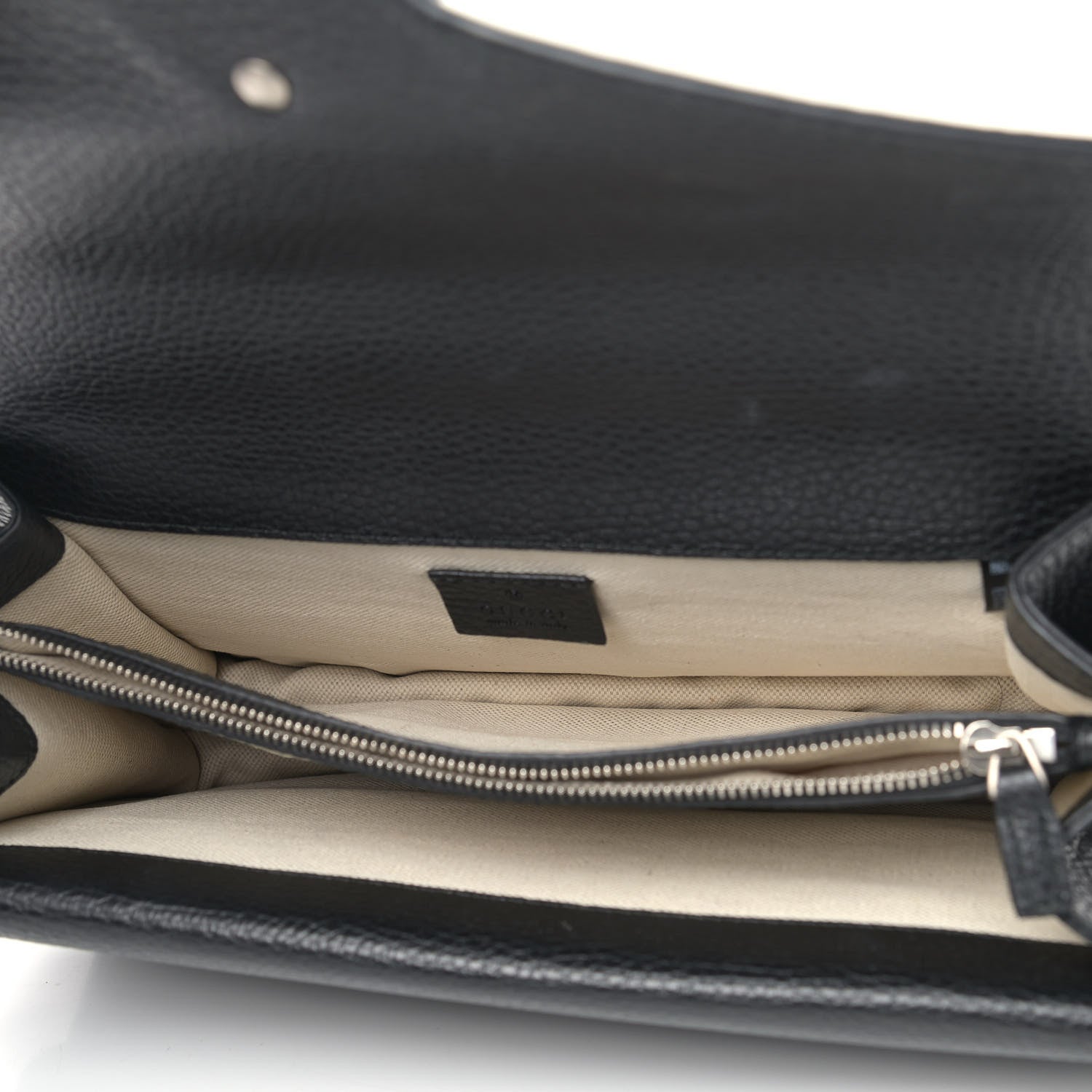 Gucci Pebbled Calfskin Small Dionysus Shoulder Bag Black 5 of 12