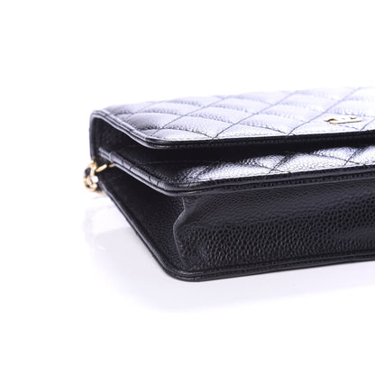 Chanel Caviar Quilted Wallet On Chain WOC Black 7 of 10