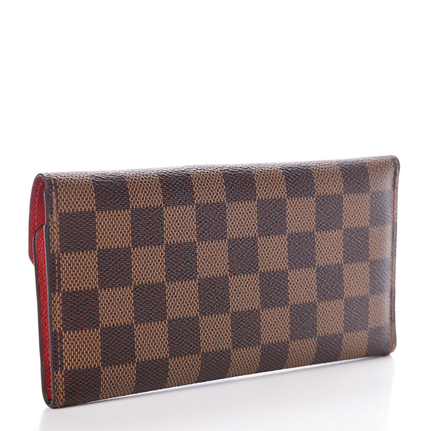 Damier Ebene Josephine Wallet Red