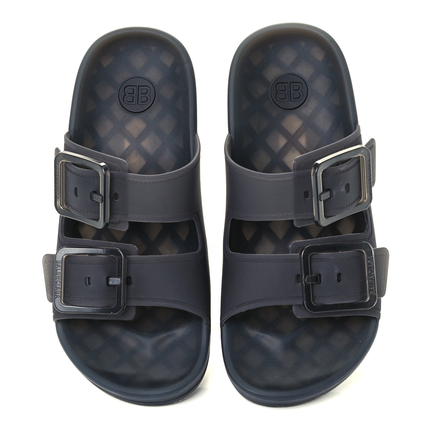 Balenciaga Technical Polyurethane Mallorca 80 Sandals 36 Black 5 of 12