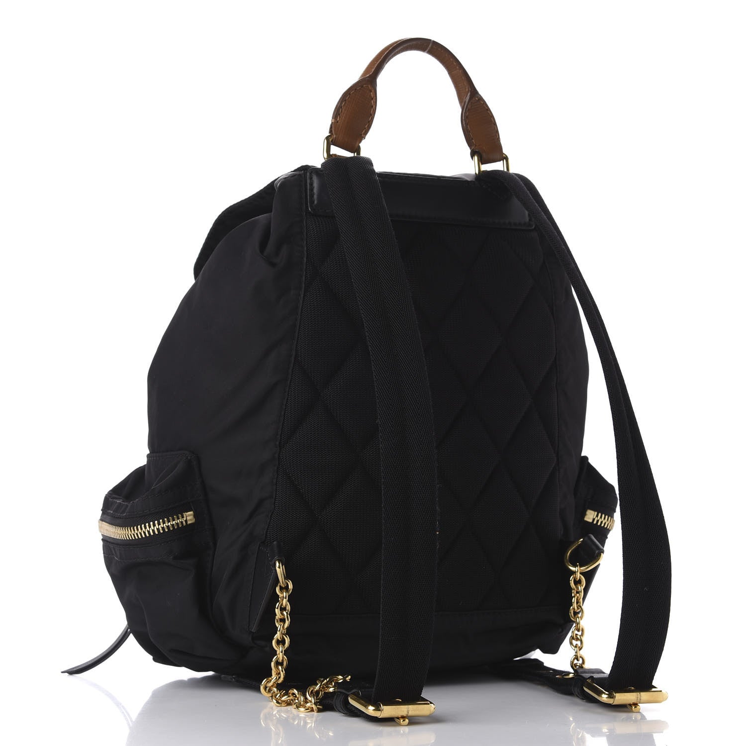 Burberry Nylon Medium Backpack Black 2 of 9