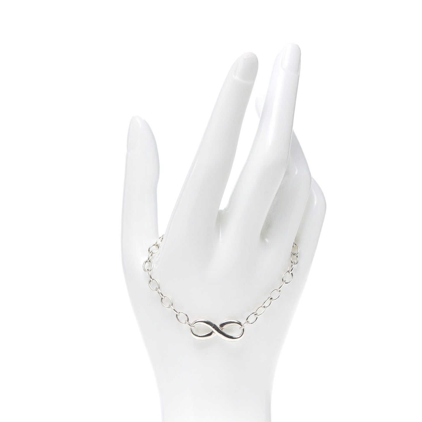 Sterling Silver Infinity Chain Bracelet