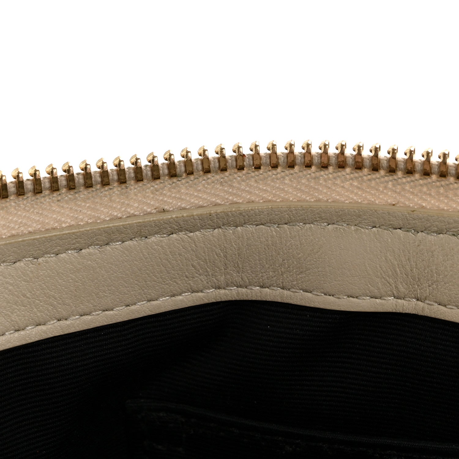 Saint Laurent Calfskin Matelasse Monogram Cassandre Tablet Pouch Crema Soft 8 of 10