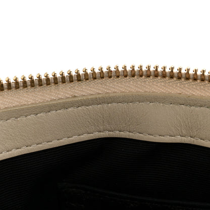 Saint Laurent Calfskin Matelasse Monogram Cassandre Tablet Pouch Crema Soft 8 of 10
