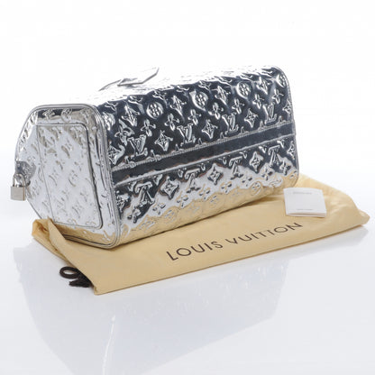 Louis Vuitton Monogram Miroir Speedy 35 Silver 5 of 8
