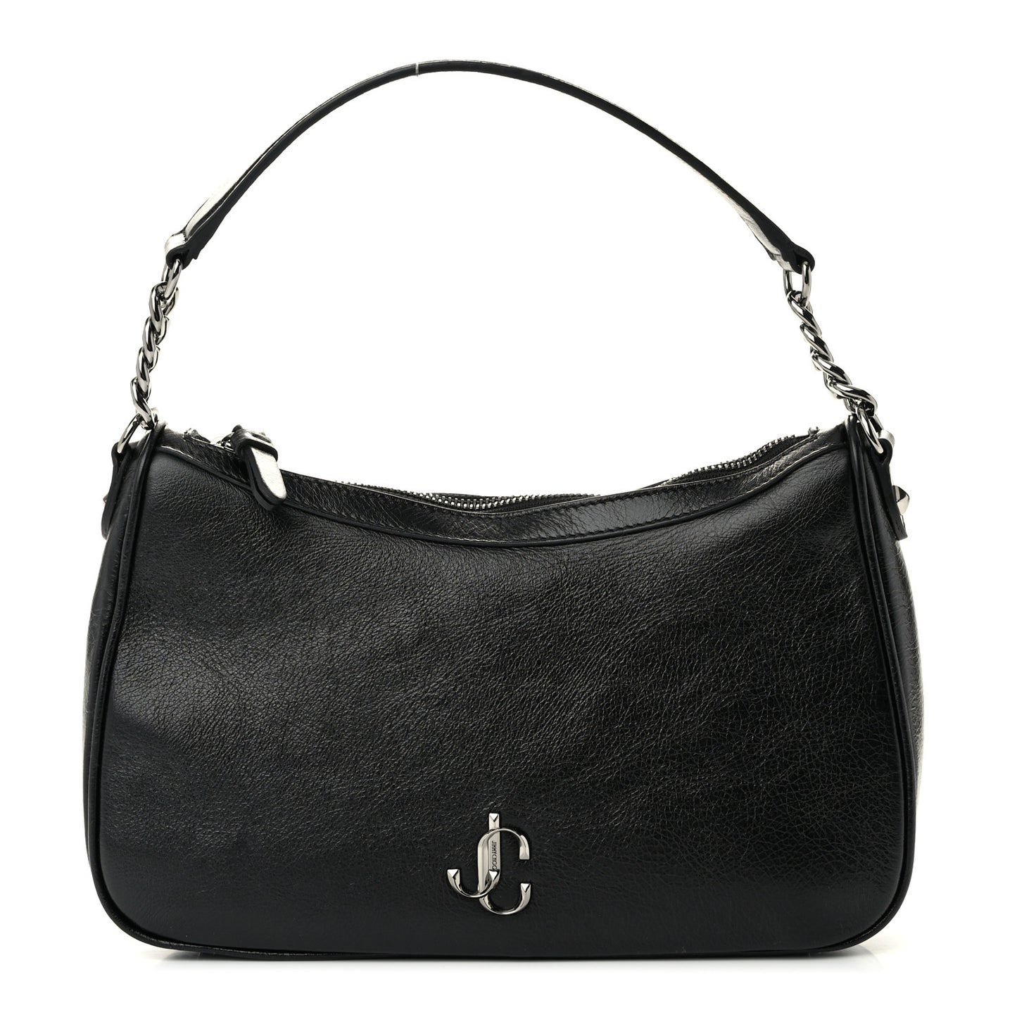 Lambskin JC Soft Hobo Bag Black