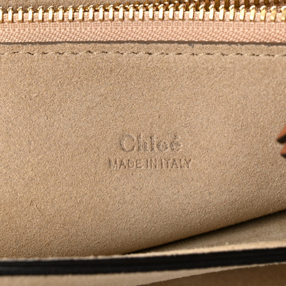 Chloe Smooth Calfskin Patchwork Medium Faye Shoulder Bag Light Tan 6 of 10