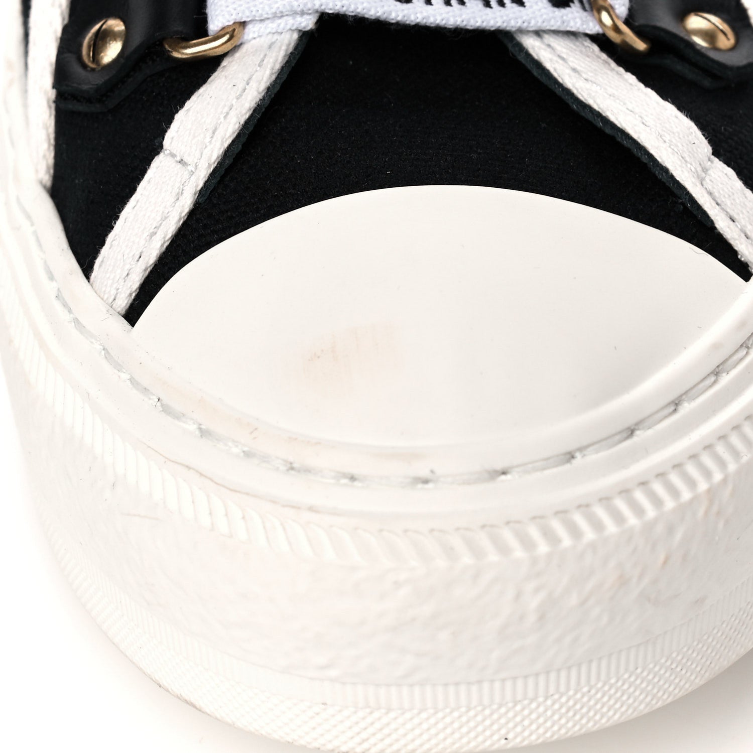 Christian Dior Canvas Walk'N'Dior Low Top Sneakers 37 Black 9 of 9
