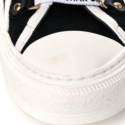 Christian Dior Canvas Walk'N'Dior Low Top Sneakers 37 Black 9 of 9