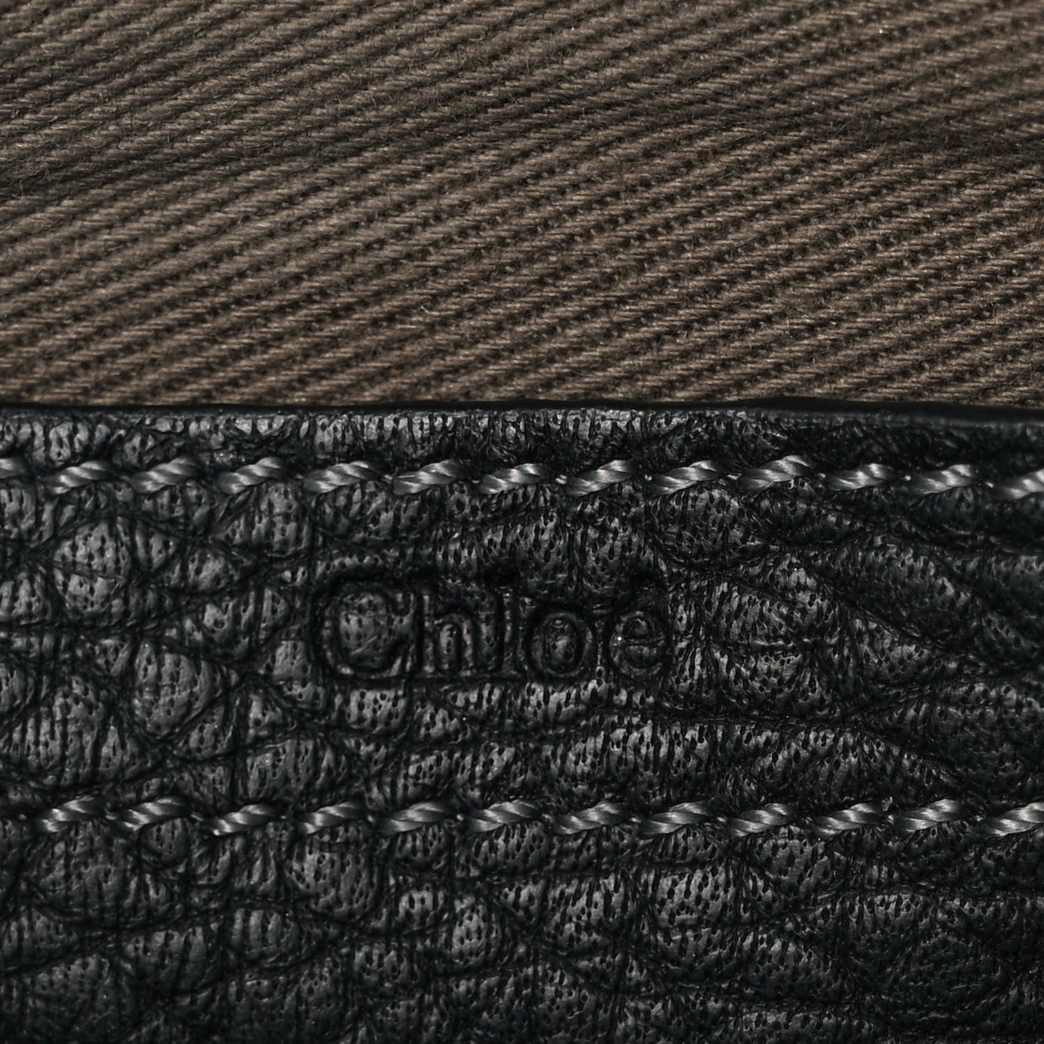 Chloe Calfskin Mini Marcie Round Crossbody Bag Black 6 of 10
