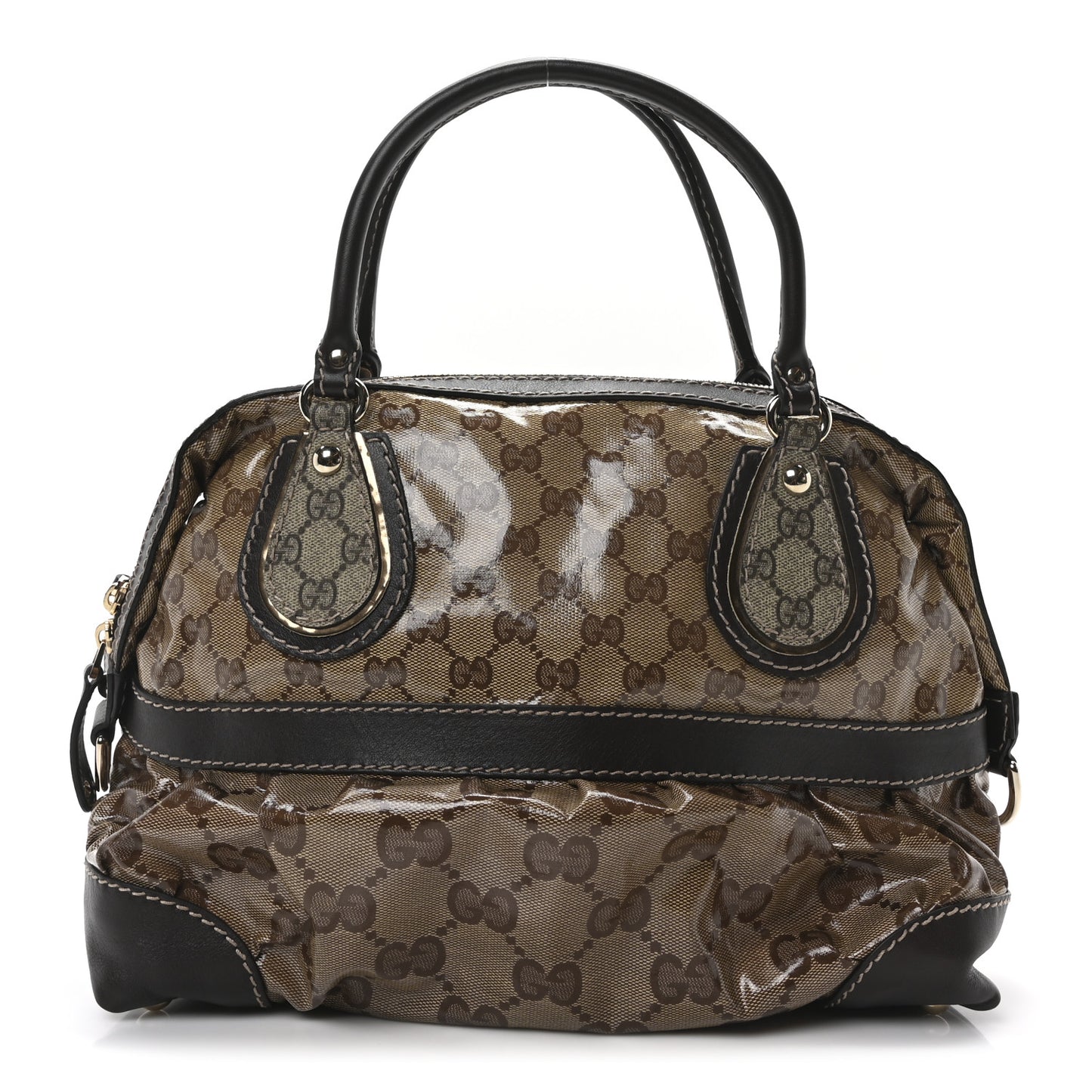 Crystal Monogram Medium Mix Dark Brown
