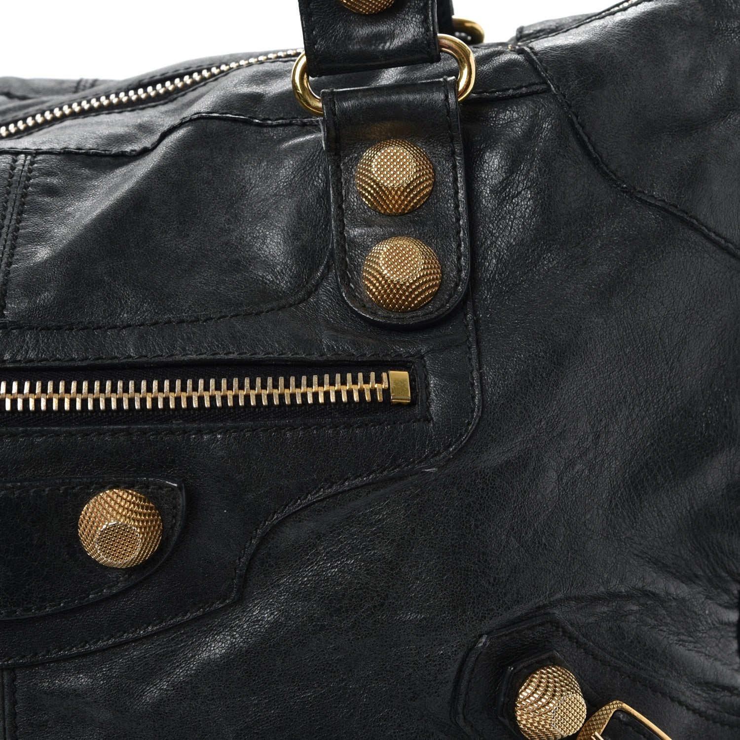 Balenciaga Agneau Giant 21 Gold Hardware Work Black 8 of 20