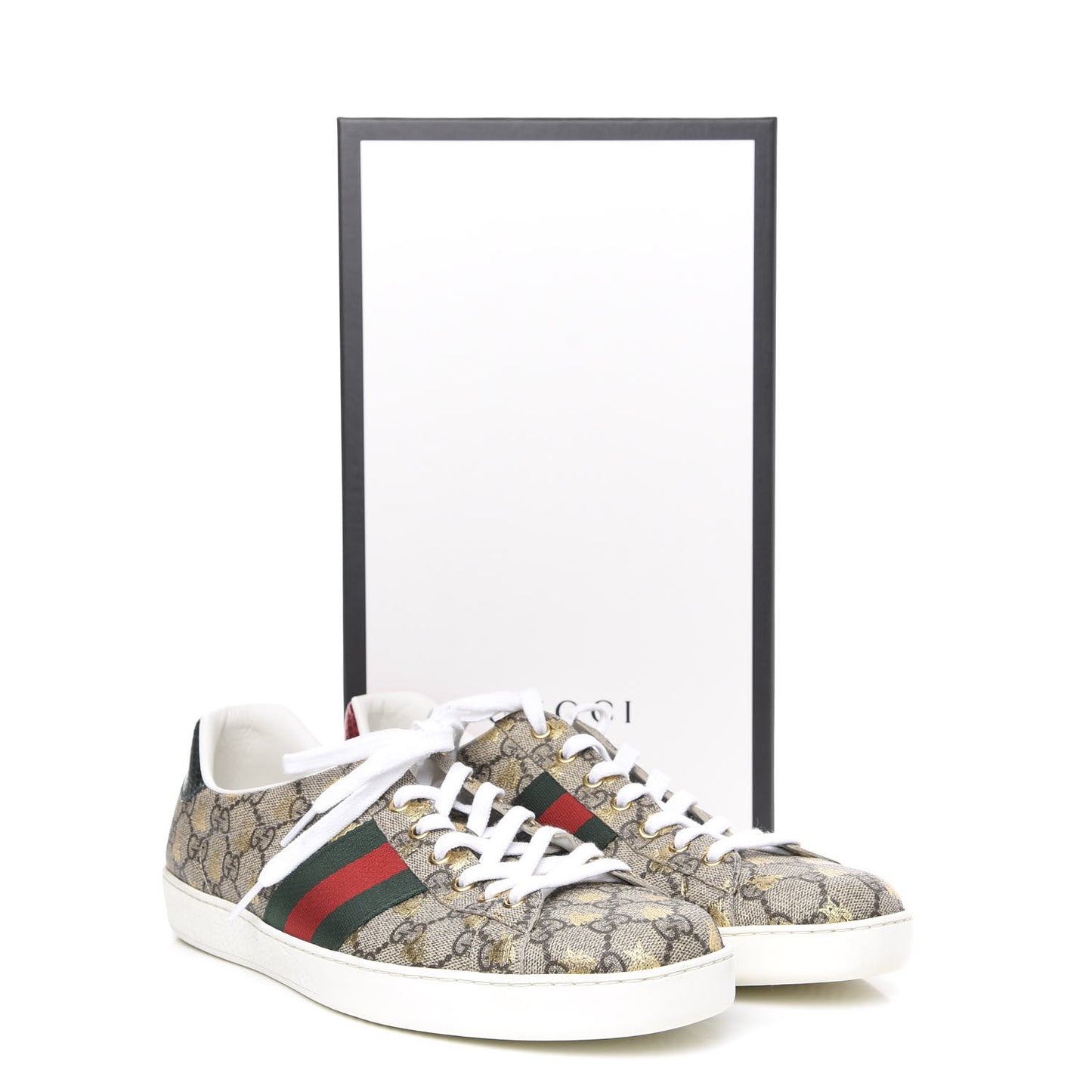GG Supreme Monogram Ayers Mens Ace Bee Sneaker 11.5