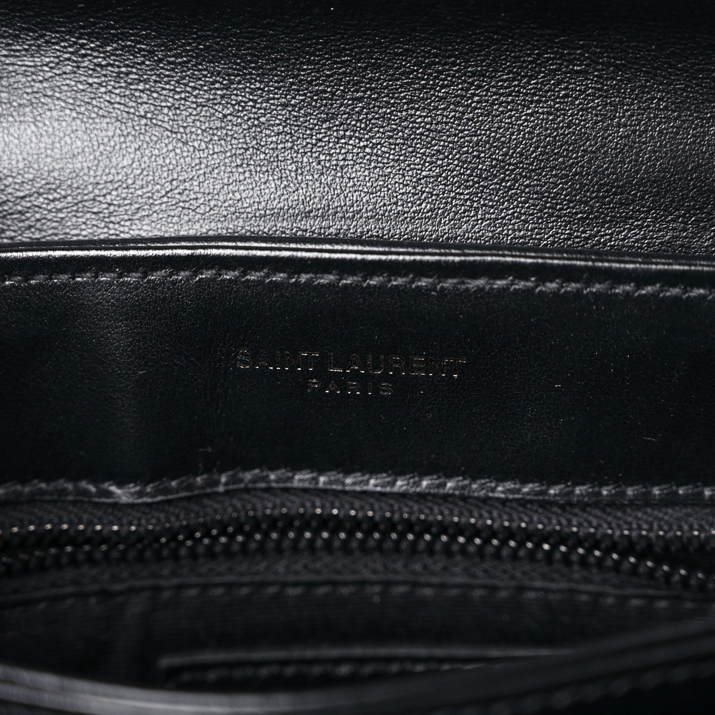 Calfskin Y Quilted Monogram Toy Loulou Crossbody Bag Black
