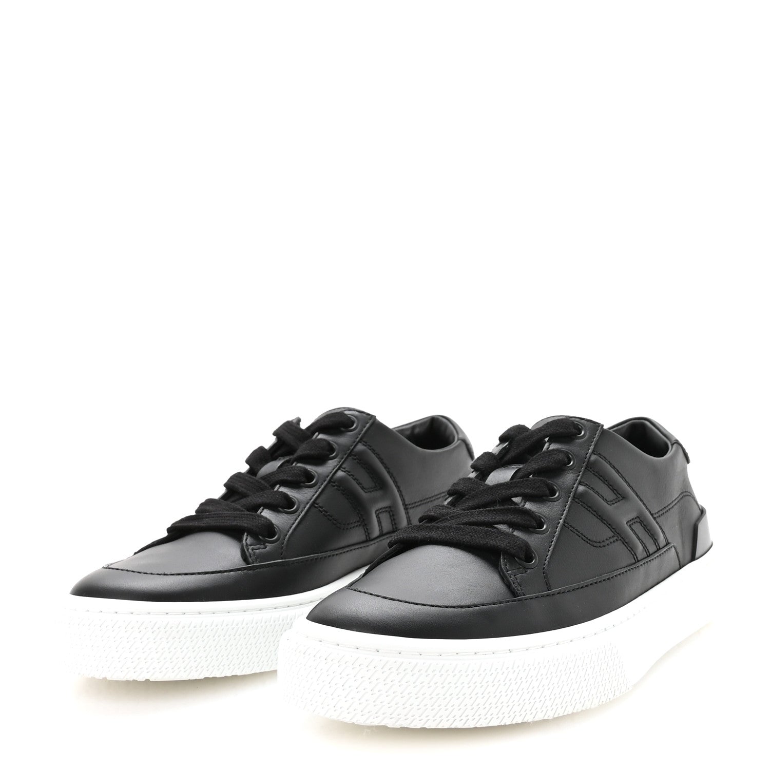 Hermes Calfskin Deep Sneakers 36 Black 1831991 – FASHIONPHILE