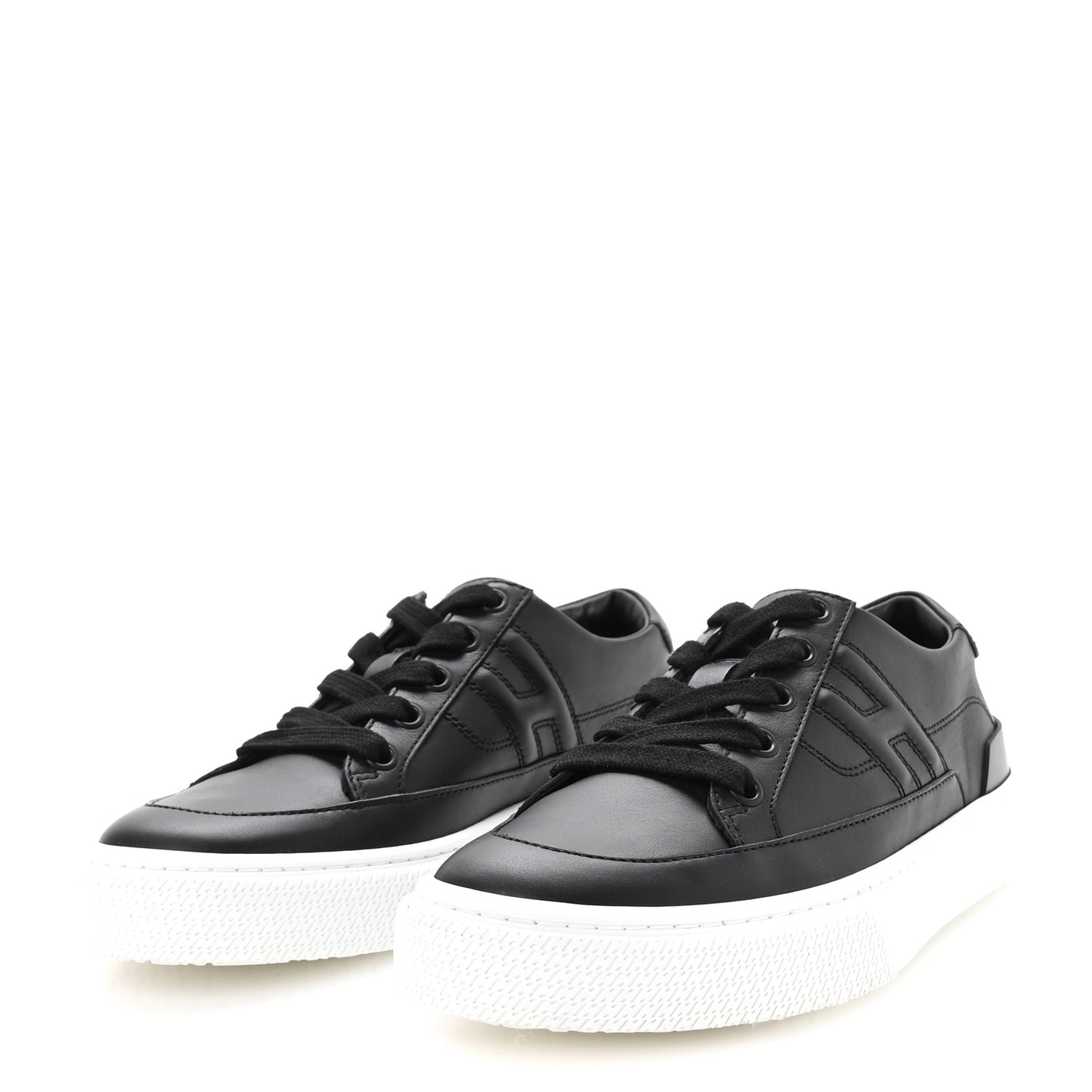 Calfskin Deep Sneakers 36 Black