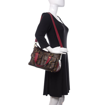 Louis Vuitton Monogram Manhattan NM Raisin 2 of 9