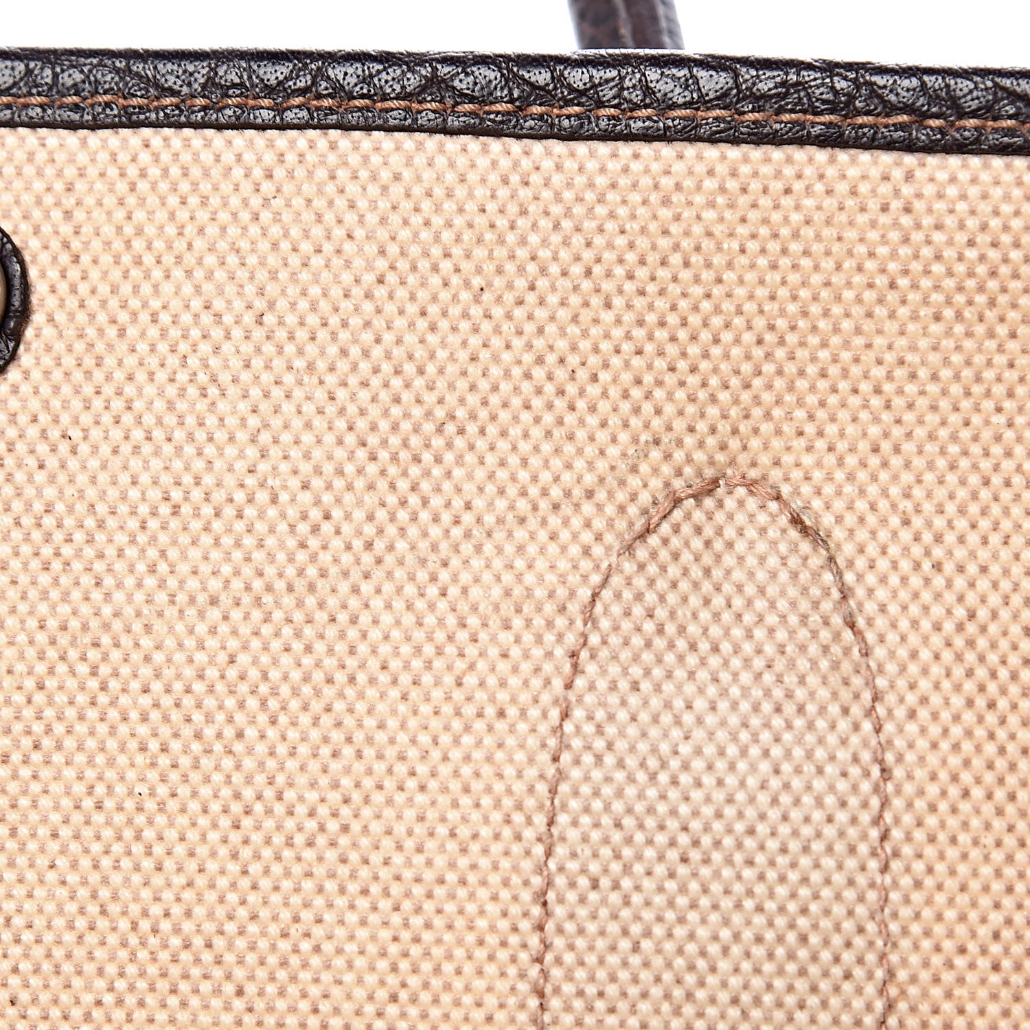 Hermes Toile Buffle Gala Garden Party Tote 36 MM Marron Fonce 8 of 11