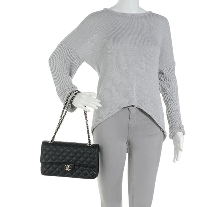 Chanel Caviar Quilted Medium Double Flap Black 2 of 7