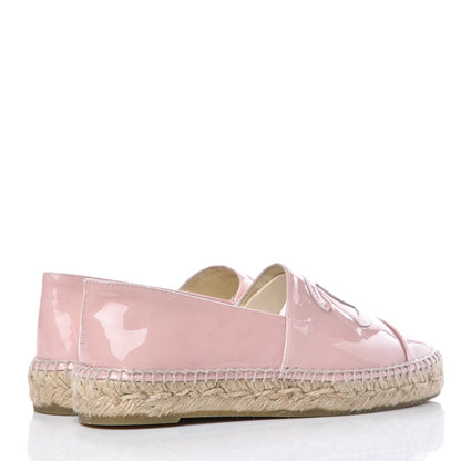 Chanel Patent CC Espadrilles 36 Pink 4 of 12