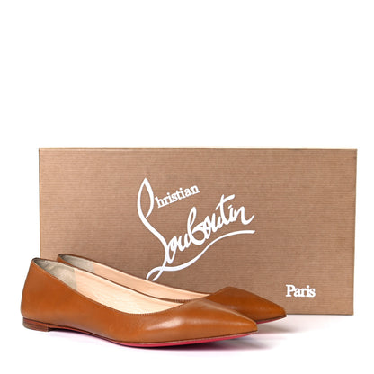 Christian Louboutin Shiny Nappa Ballalla Flats 36.5 Safari 9 of 9