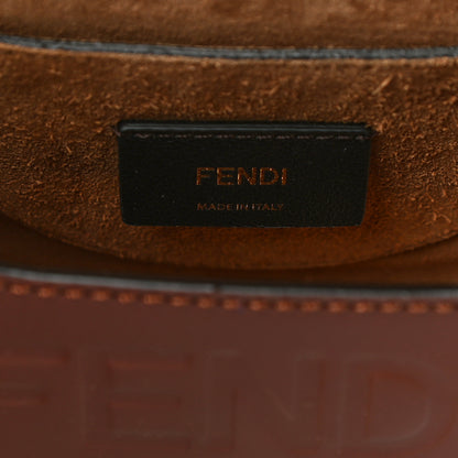 Fendi Vitello King Plexiglass Macro Stitchings Moonlight Shoulder Bag Praline 6 of 11