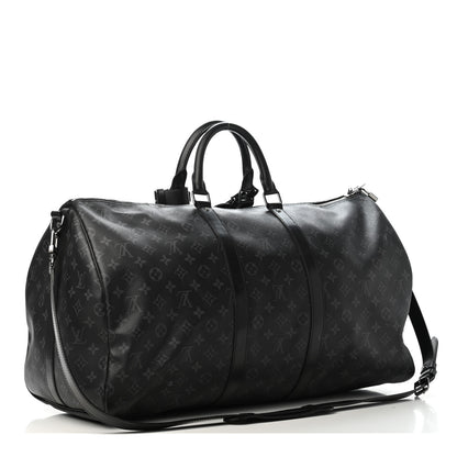 Louis Vuitton Monogram Eclipse Keepall Bandouliere 55 2 of 6