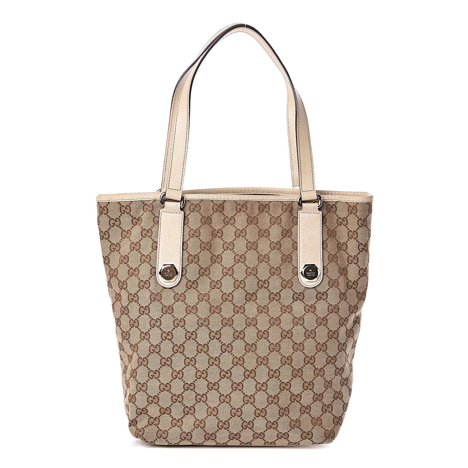 Gucci Monogram Charmy Tote Off White 1 of 10