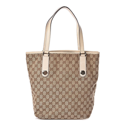 Gucci Monogram Charmy Tote Off White 1 of 10