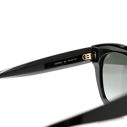 Gucci Acetate Crystal Star Round Frame Sunglasses GG0208S Black 5 of 6