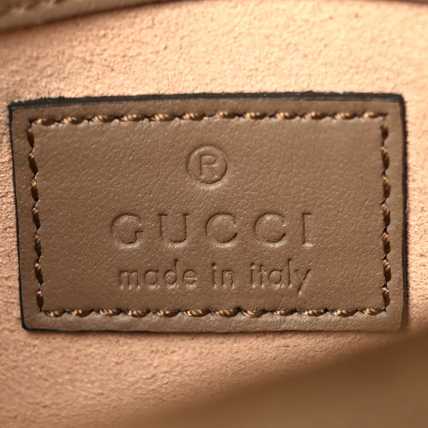GG Supreme Monogram Super Mini Dionysus Shoulder Bag Taupe