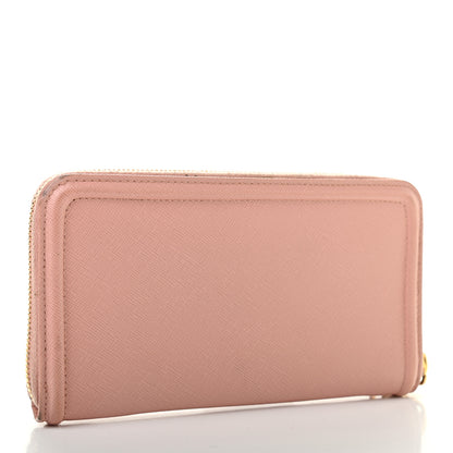 Prada Saffiano Metal Zip Around Wallet Pesco 3 of 16