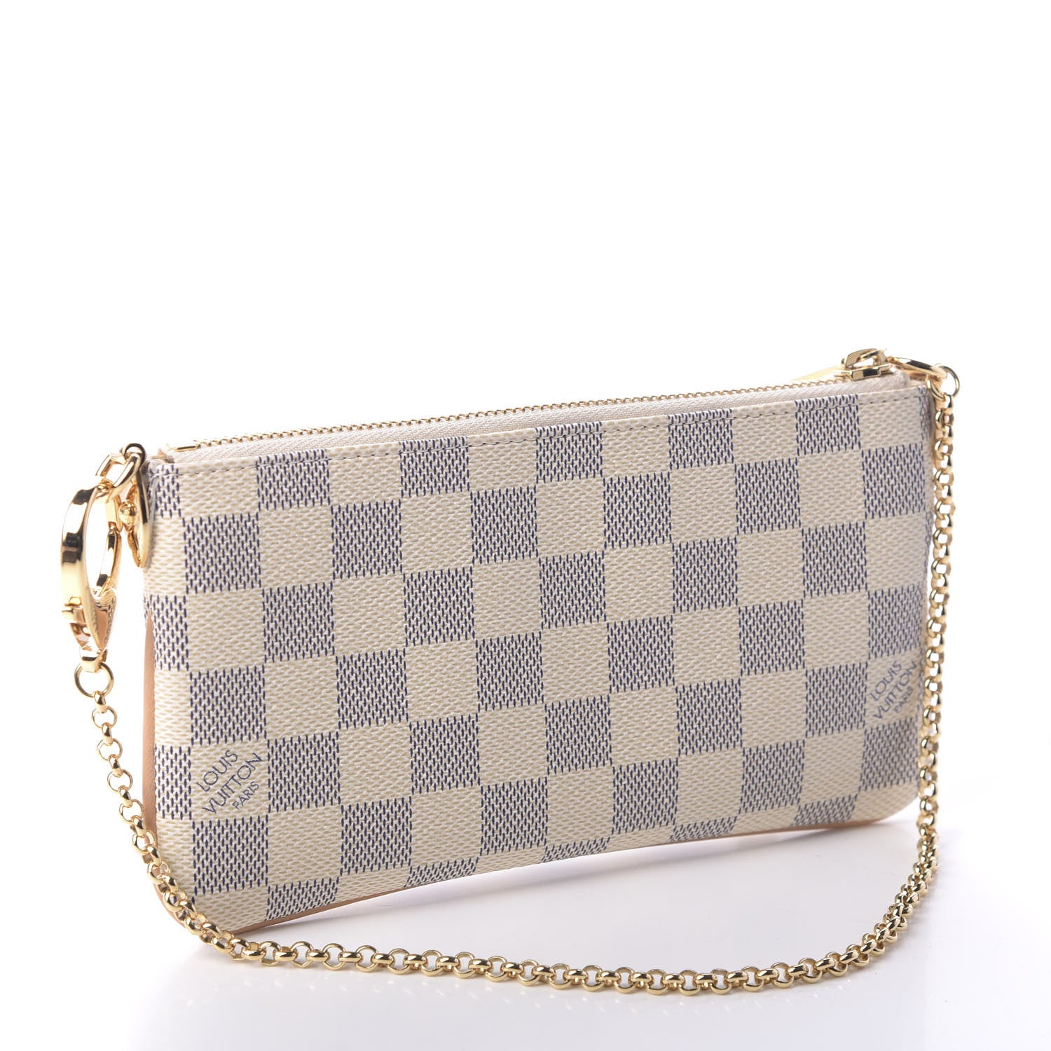 Louis Vuitton Damier Azur Pochette Milla MM 3 of 11