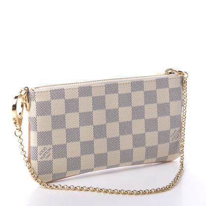 Louis Vuitton Damier Azur Pochette Milla MM 3 of 11