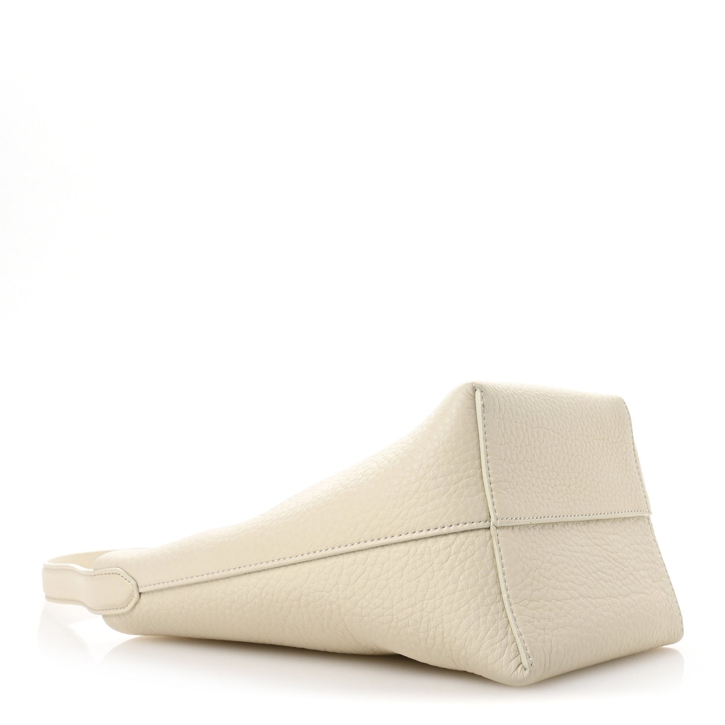 Grained Calfskin Small N/S Park Tote Ivory