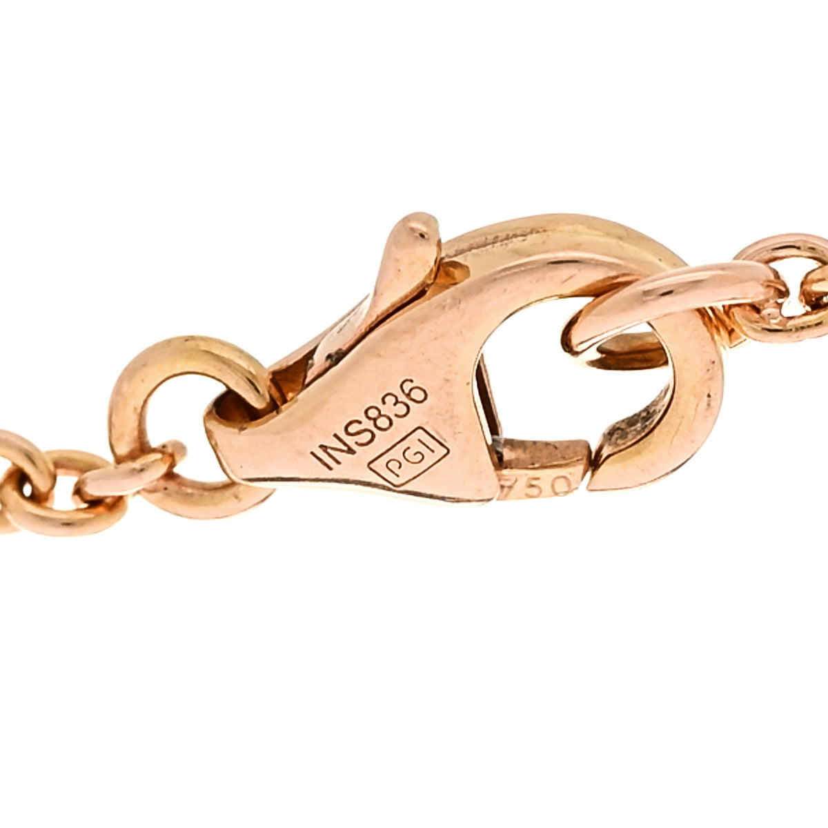 18K Pink Gold Interlocking LOVE Bracelet