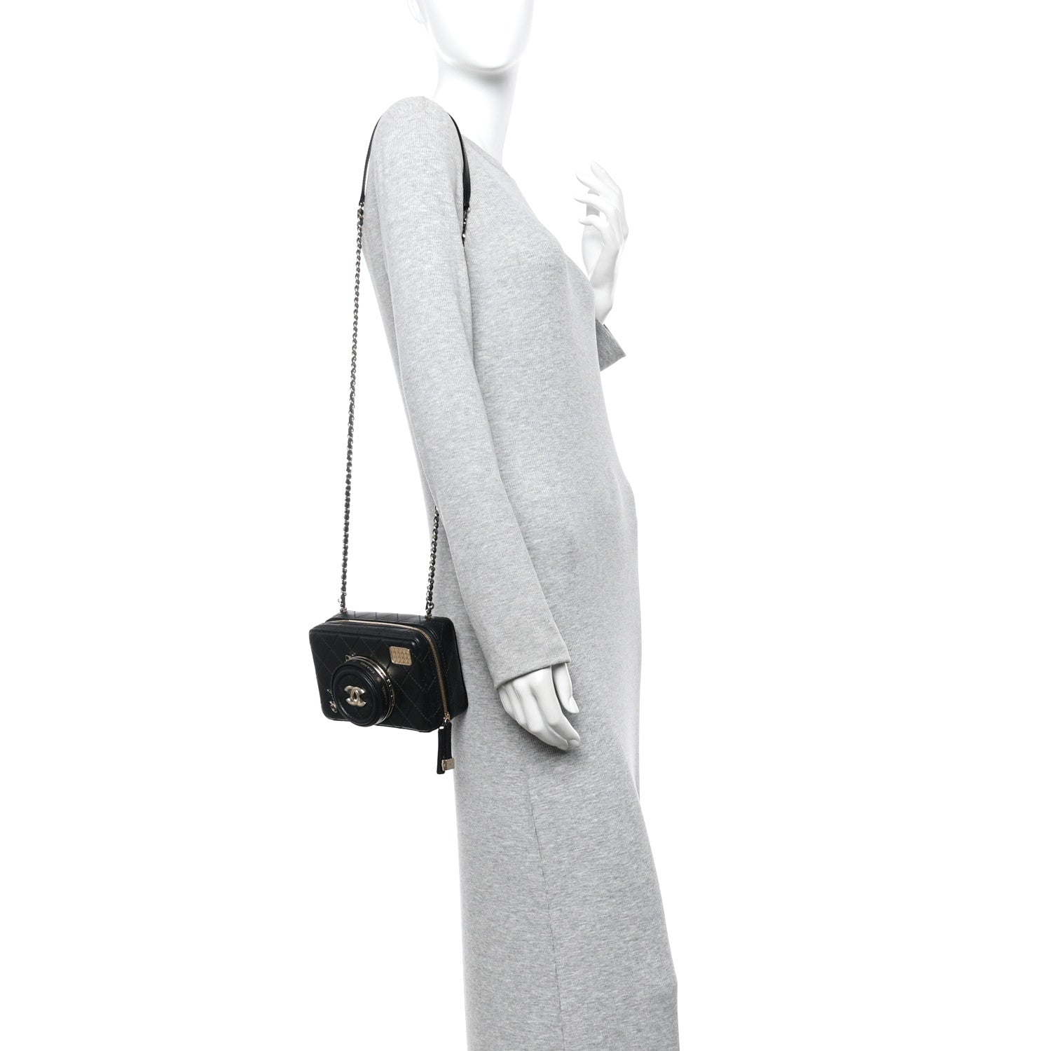 Chanel Lambskin Quilted Coco Click Bag Black 2 of 10