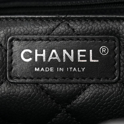 Chanel Caviar Quilted Small CC Box Shopping Tote Black 6 of 15
