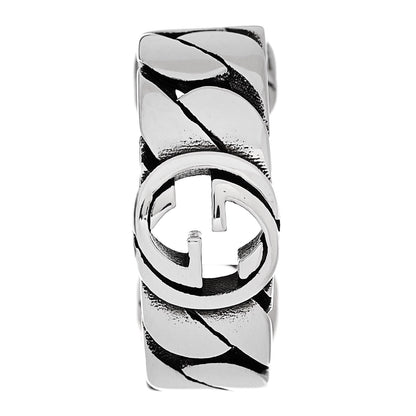 Gucci Sterling Silver Interlocking G Ear Cuff 1 of 4
