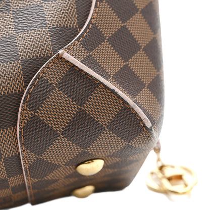 Louis Vuitton Damier Ebene Caissa Hobo Rose Ballerine 15 of 16