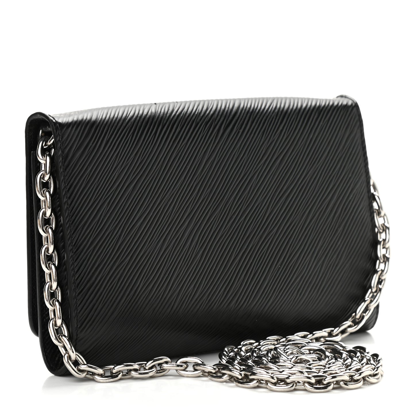 Epi Twist Chain Wallet Black