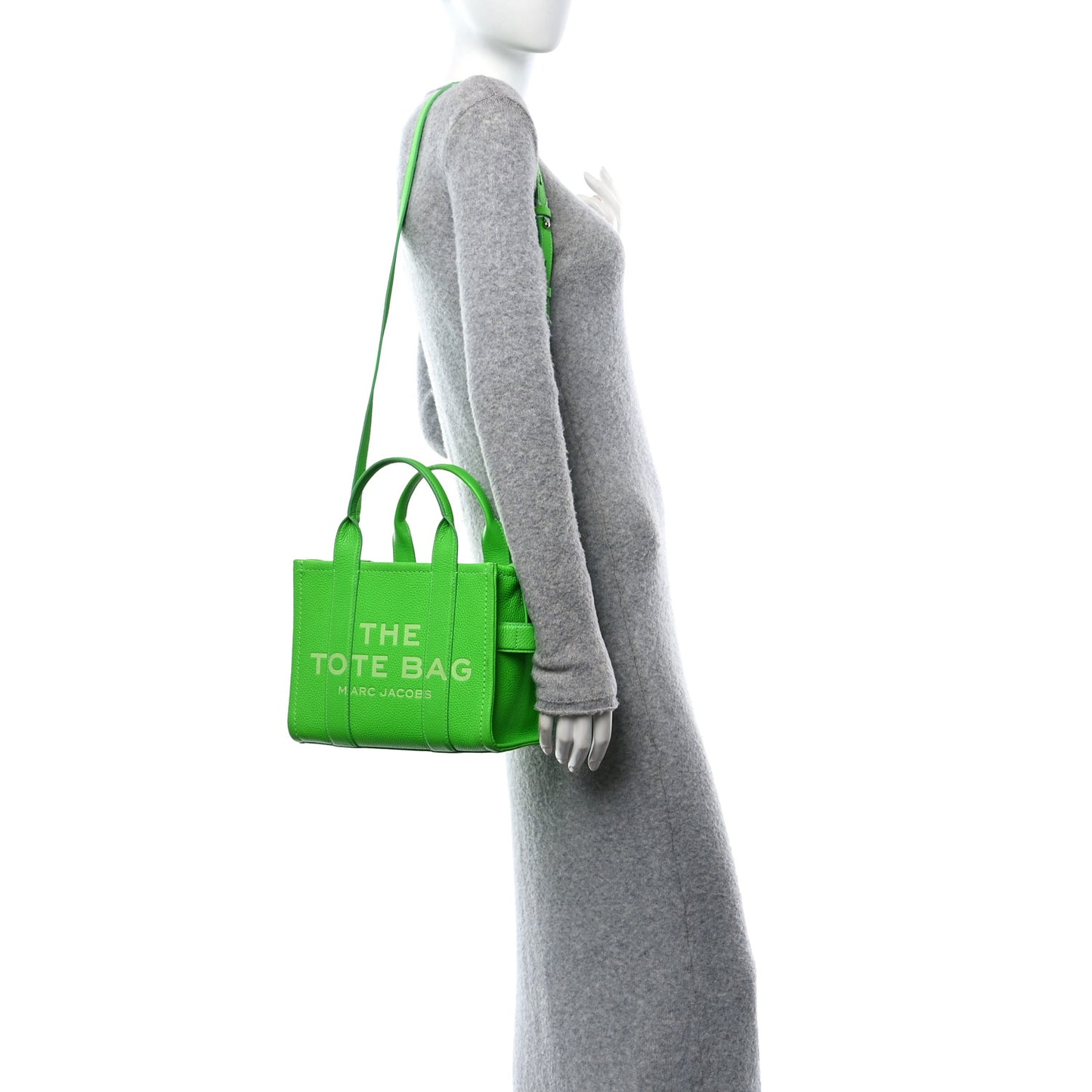 Grained Calfskin Small The Tote Bag Apple