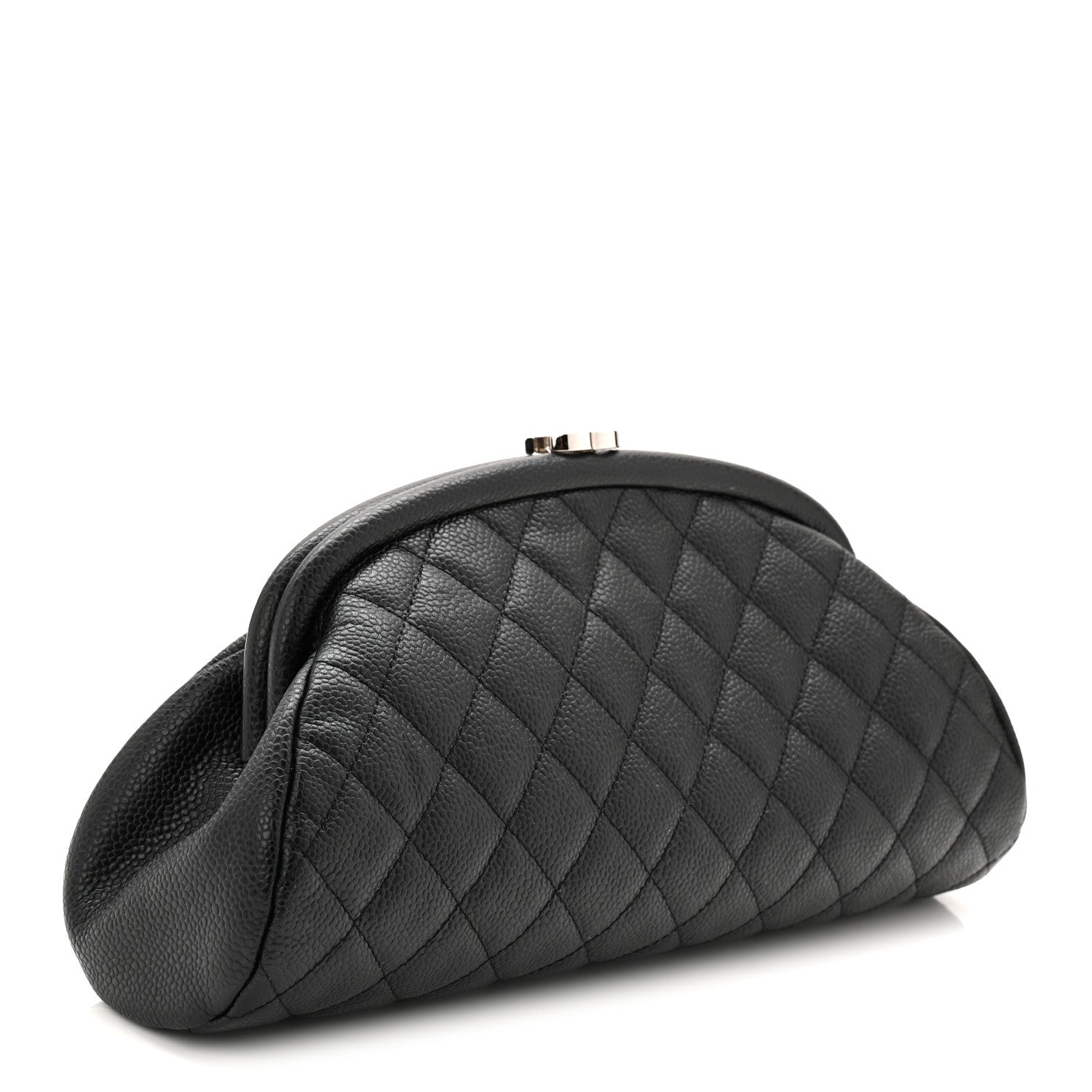Chanel Caviar Quilted Timeless Clutch Black 3 of 8