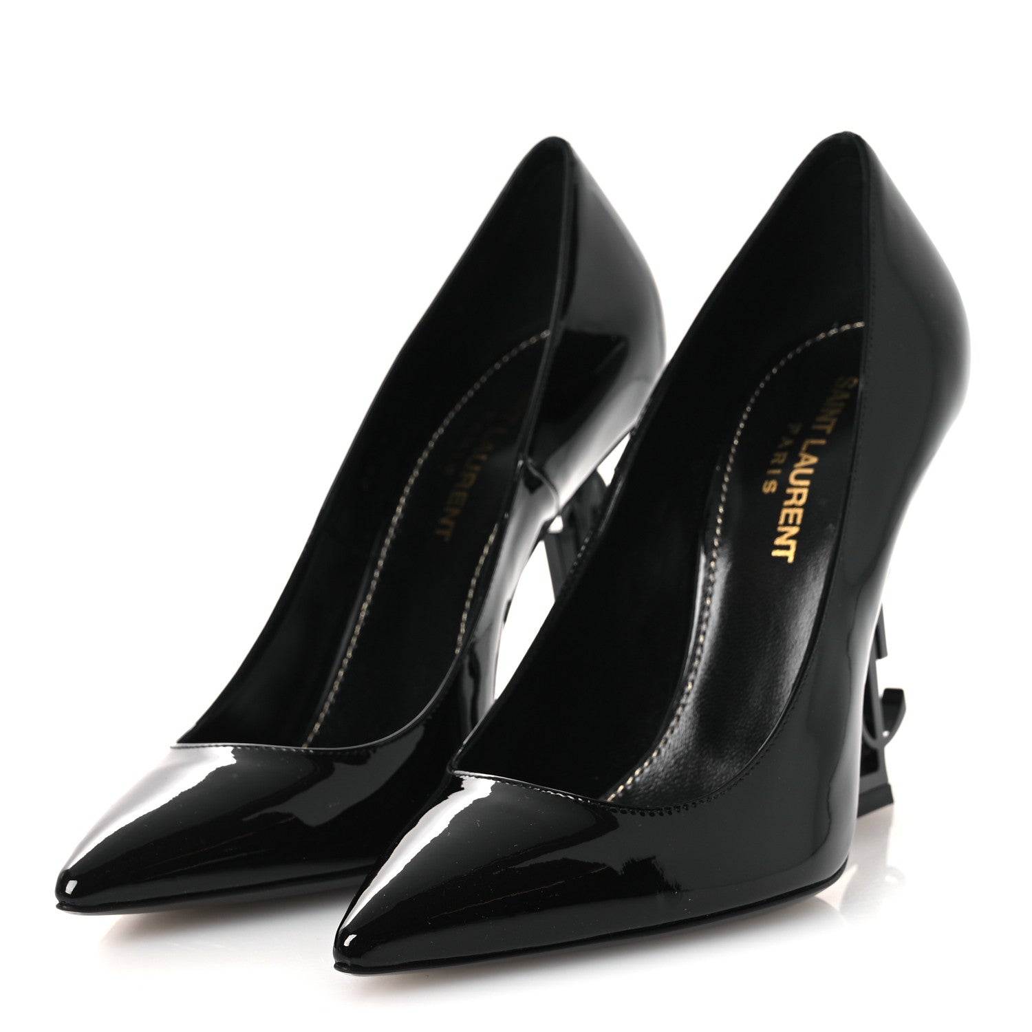 Saint Laurent Patent Opyum 85 Pumps 36.5 Black 4 of 11