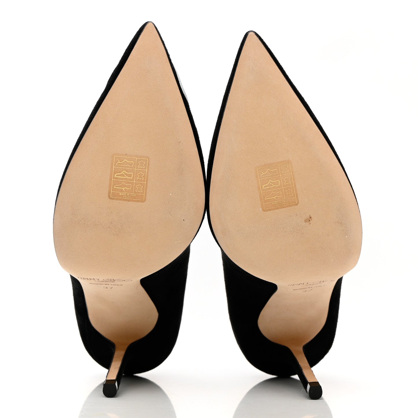 Suede Love Logo 100 Pumps 37 Black White