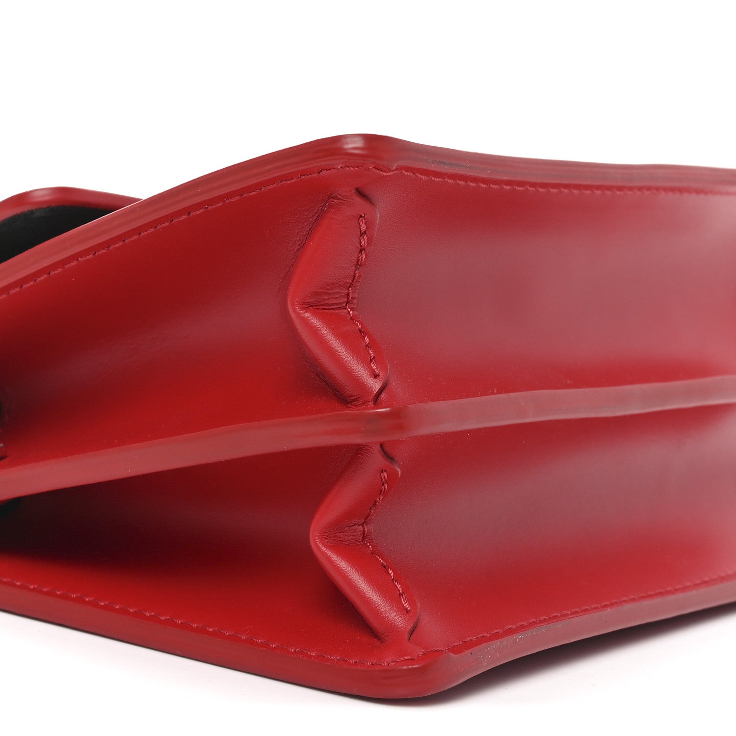 Louis Vuitton Patent Calfskin Monogram Lace Dauphine Mini Red 8 of 9