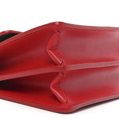 Louis Vuitton Patent Calfskin Monogram Lace Dauphine Mini Red 8 of 9